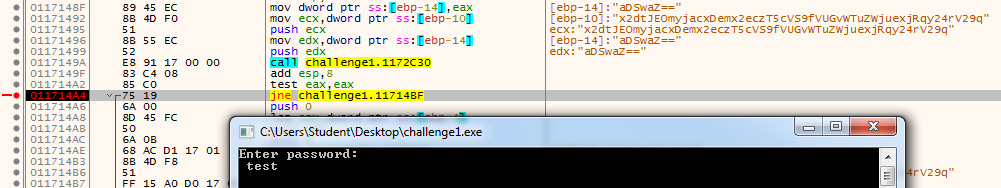 Debugger view