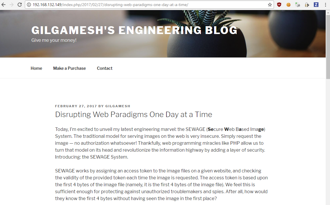 Blog post